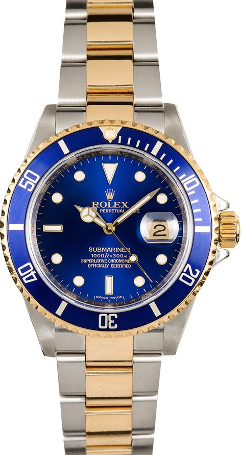 rolex submariner blue 16613|rolex 16613 years of production.